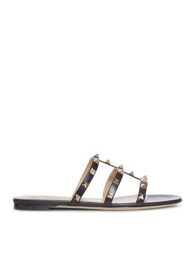 ROCKSTUD FLAT SOLE SANDALS