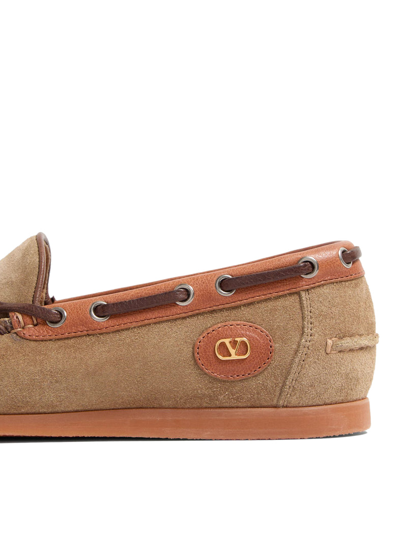 PALM AVENUE CRUST LEATHER BOAT SHOE