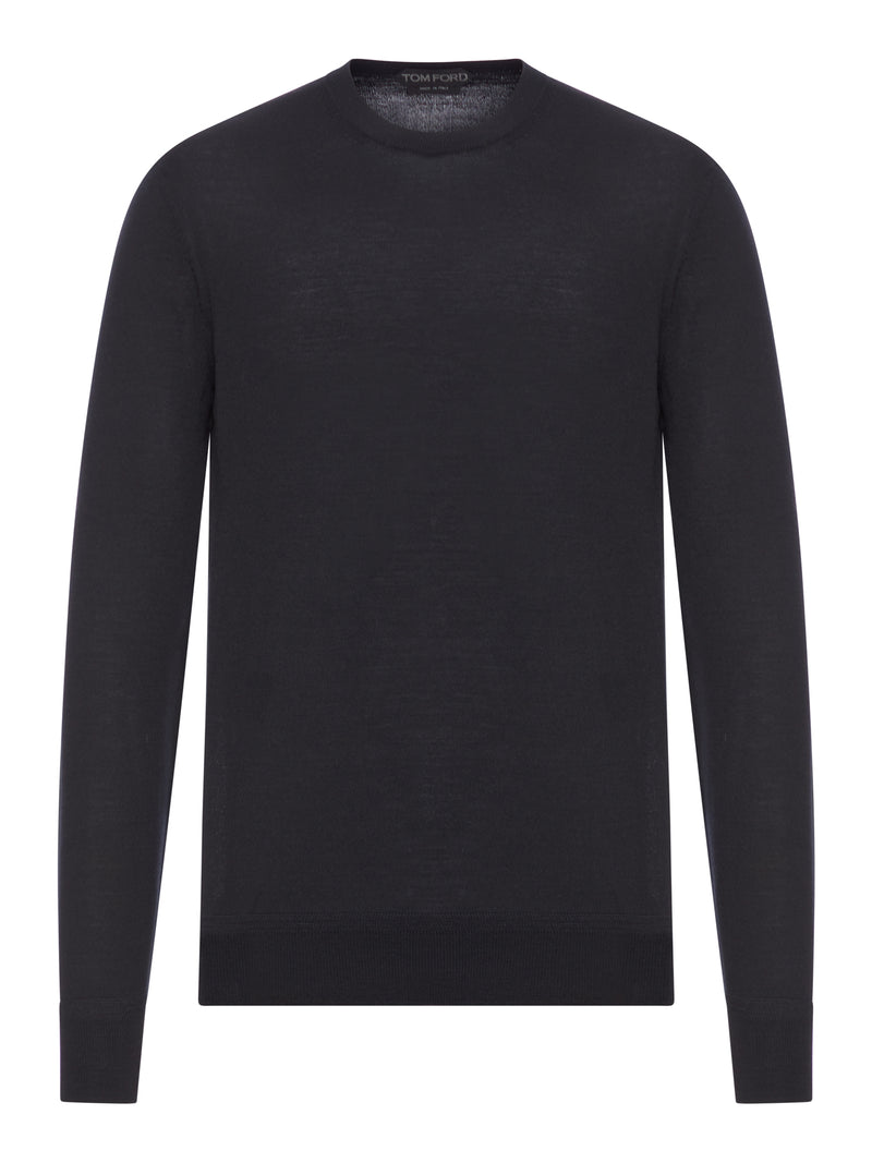 CREW NECK SWEATER IN PURE FINE WOOL