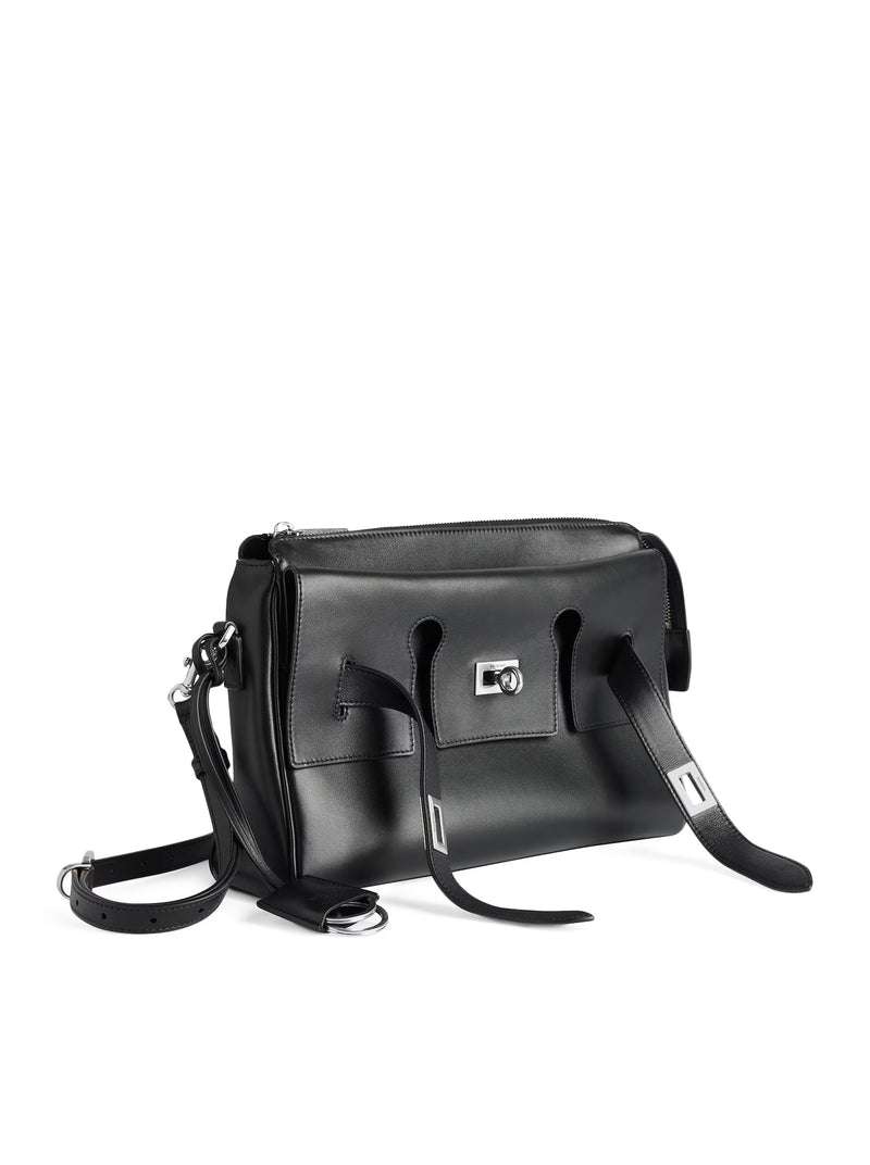 SMALL BEL AIR ZIP-UP MESSENGER BAG IN SMOOTH CALFSKIN
