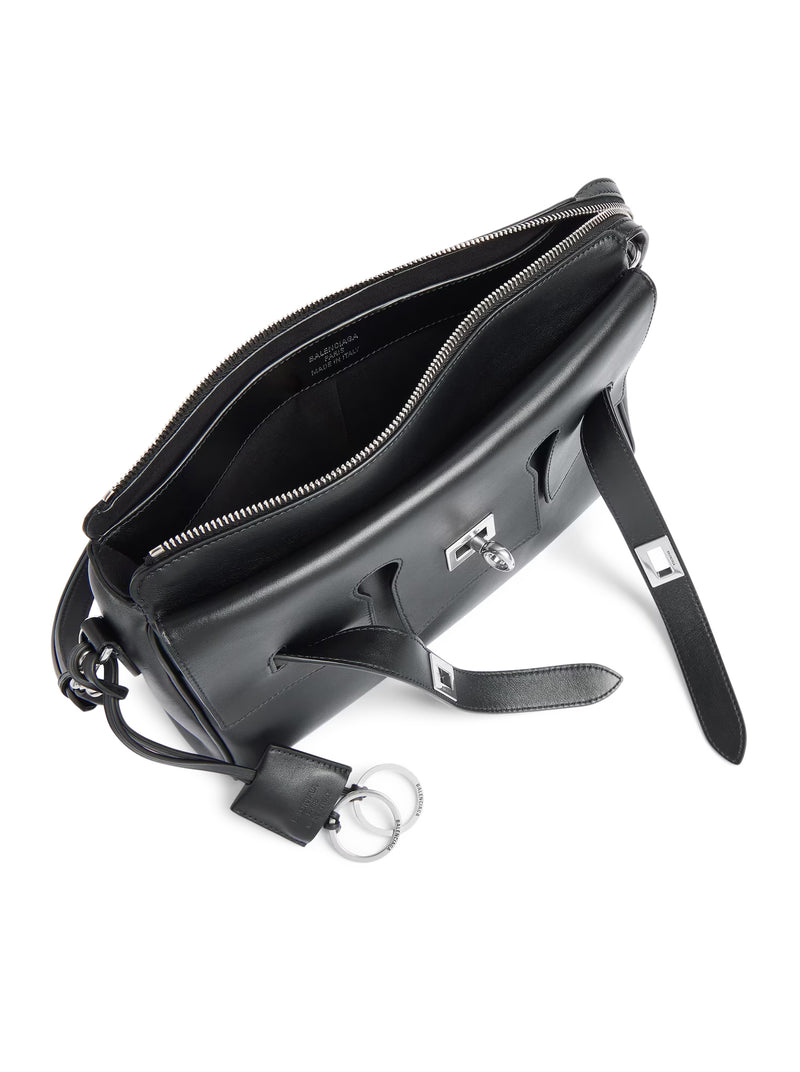 SMALL BEL AIR ZIP-UP MESSENGER BAG IN SMOOTH CALFSKIN