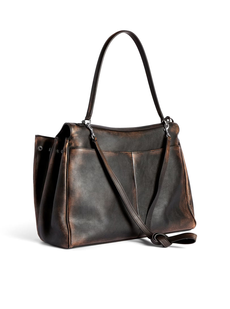 LARGE MEN`S RODEO BAG IN BROWN