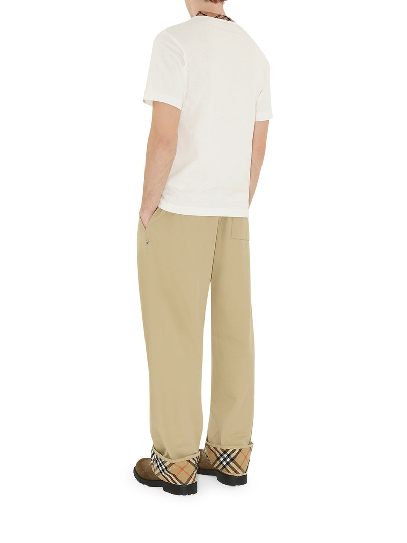 GABARDINE TROUSERS