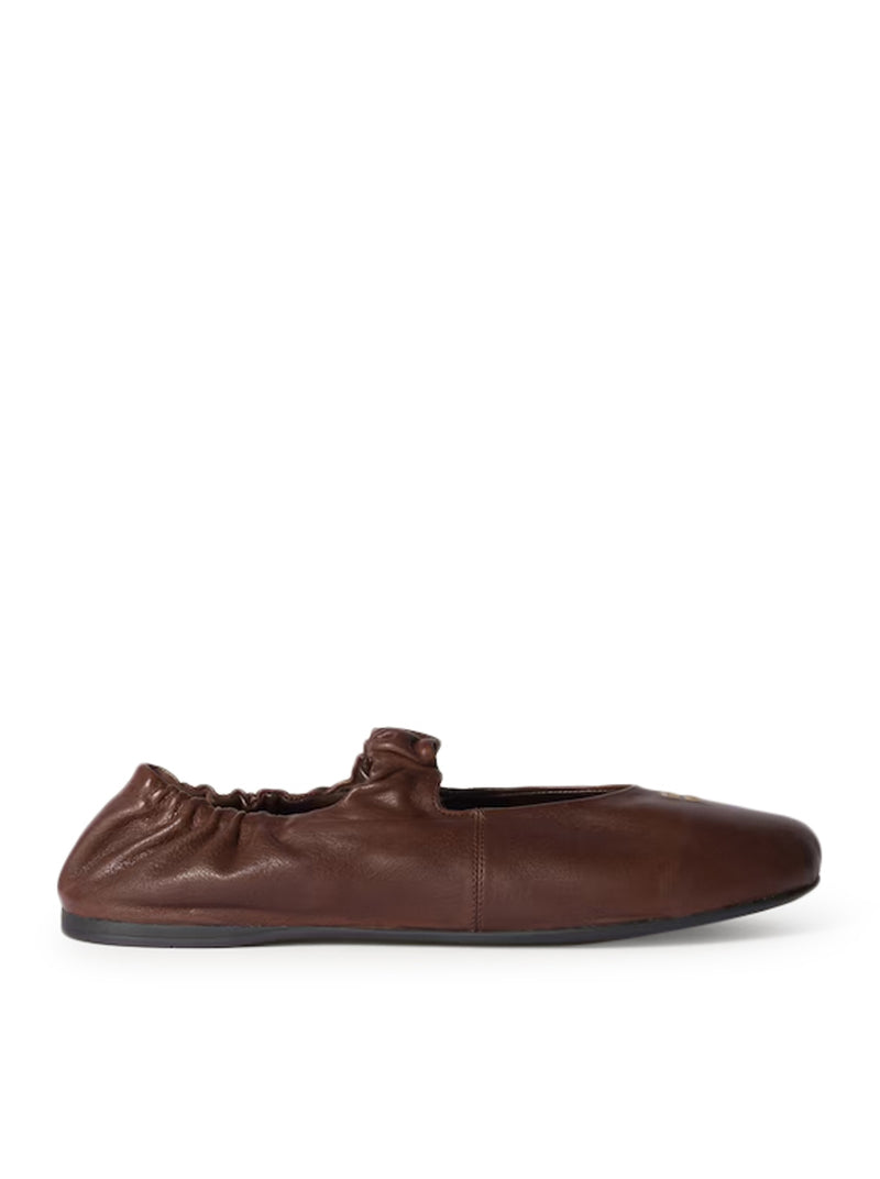 NAPPA RUCHED BALLET FLATS