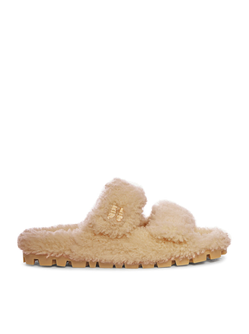 SHEARLING SANDALS