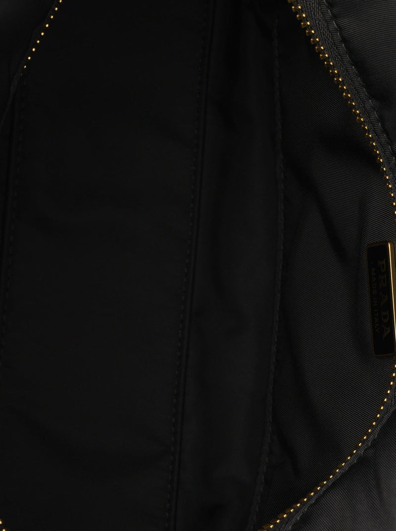 EXPLORE MEDIUM RE-NYLON BAG WITH FLAP