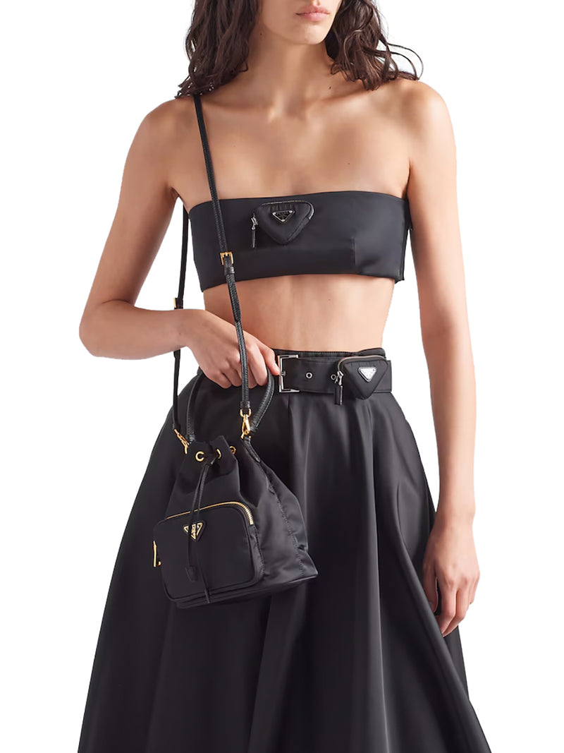 PRADA DUET RE-NYLON BUCKET BAG