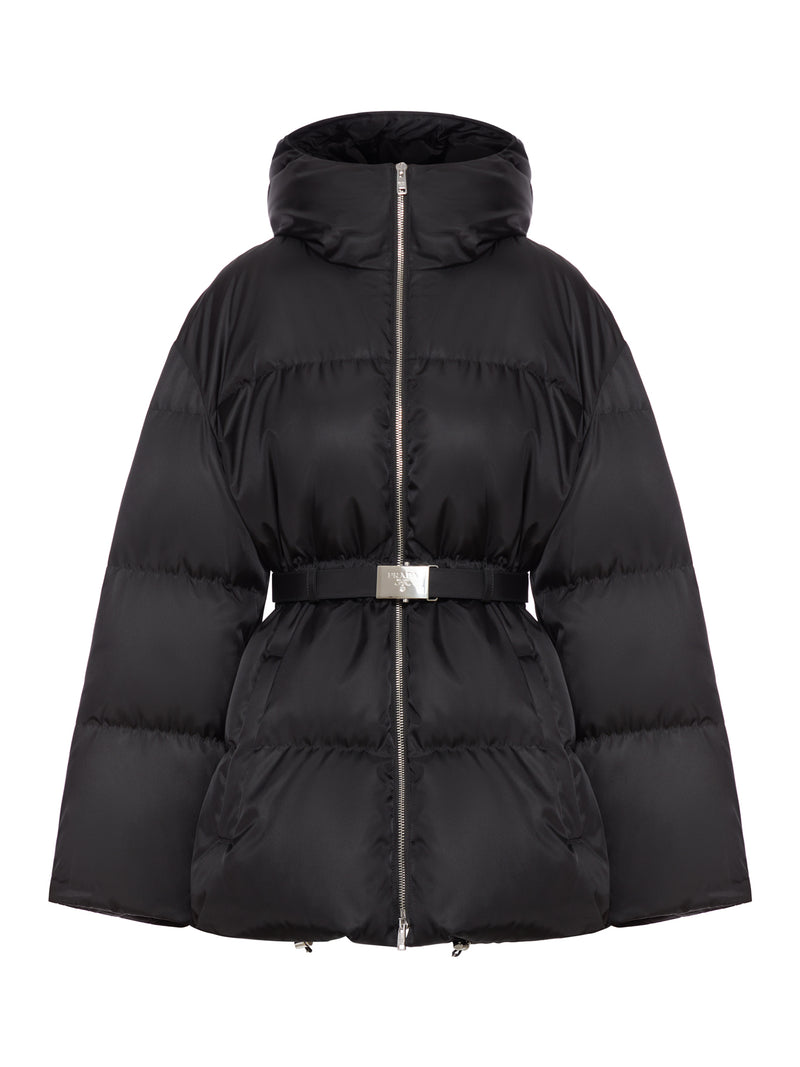 LONG DOWN JACKET WITH WAIST BELT