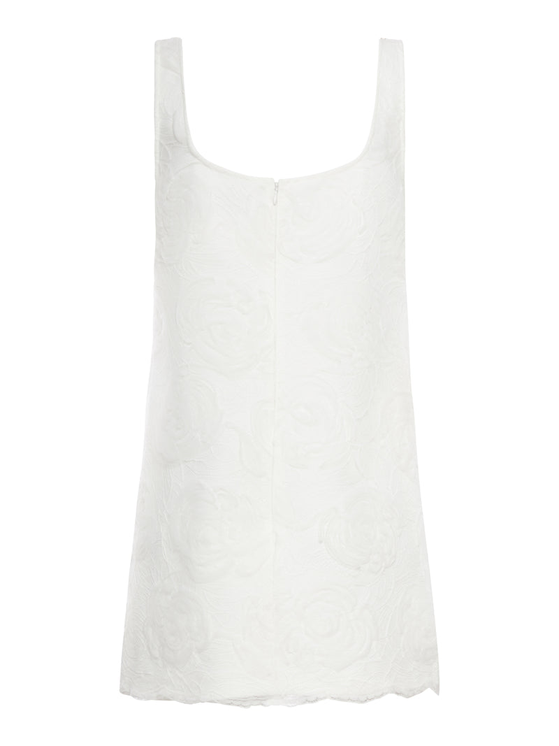 MINI DRESS IN TULLE AND LACE