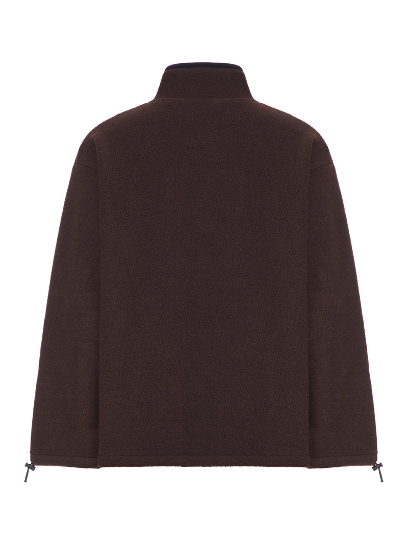 HIGH NECK FLEECE JACKET