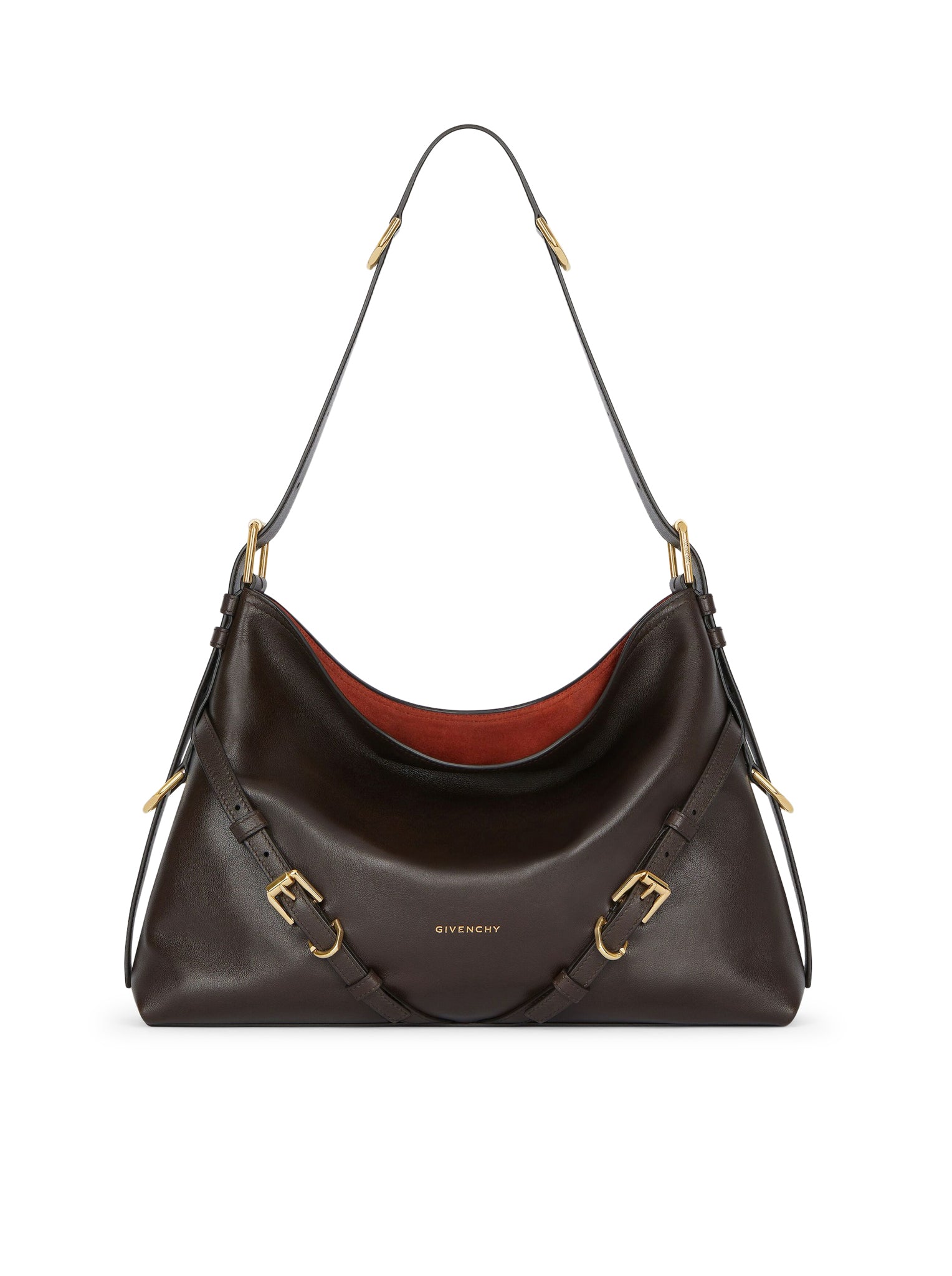 VOYOU MEDIUM BAG IN GLOSSY LEATHER