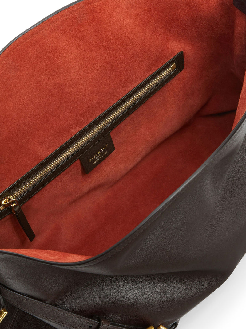 VOYOU MEDIUM BAG IN GLOSSY LEATHER