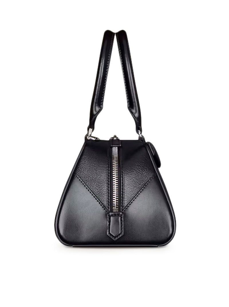 ANTIGONA EAST-WEST SMALL LEATHER BOX BAG