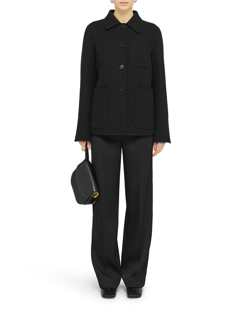 WOOL SHIRT-JACKET