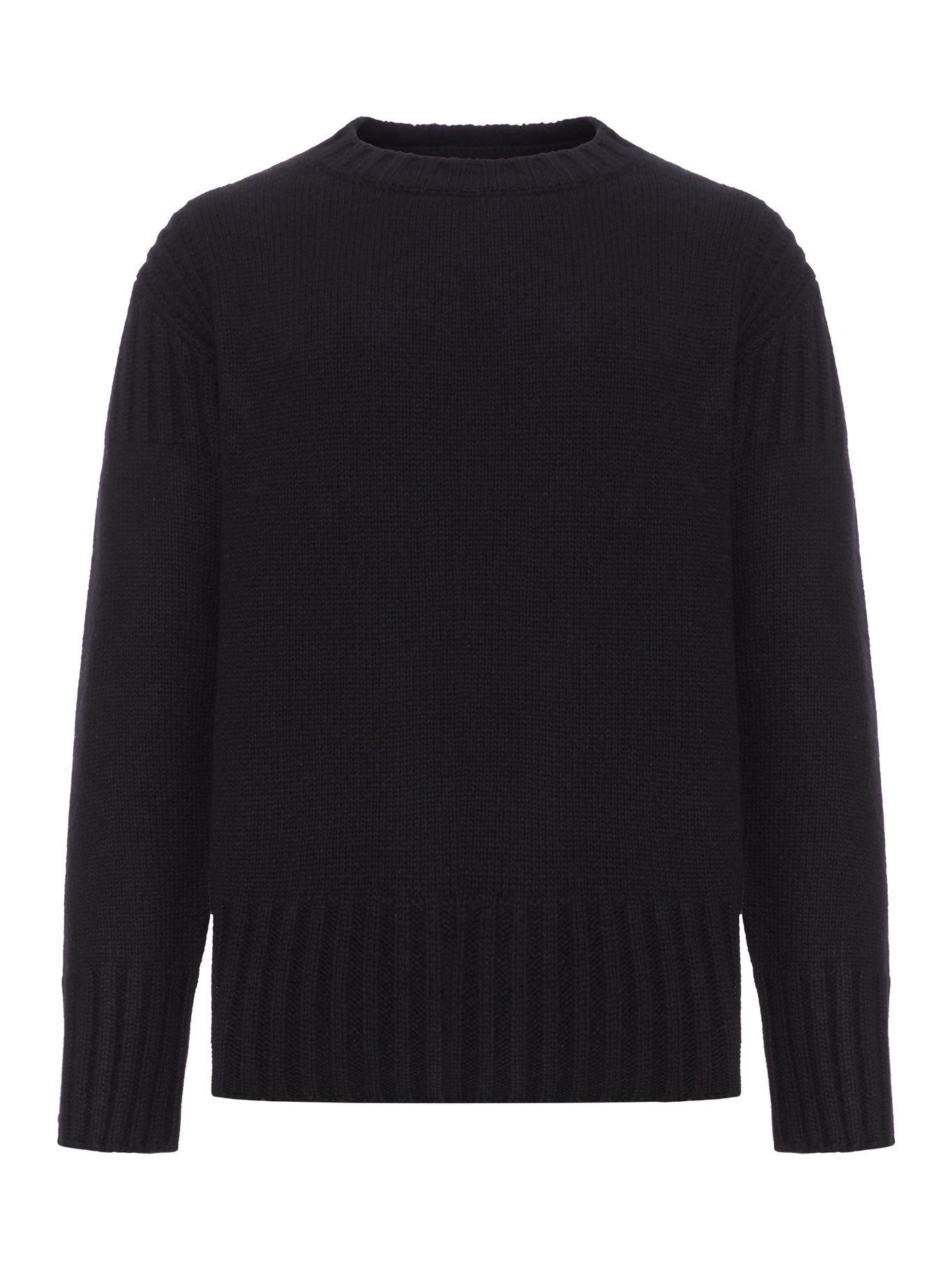 LONG-SLEEVED SWEATER IN THICK ECO CASHMERE