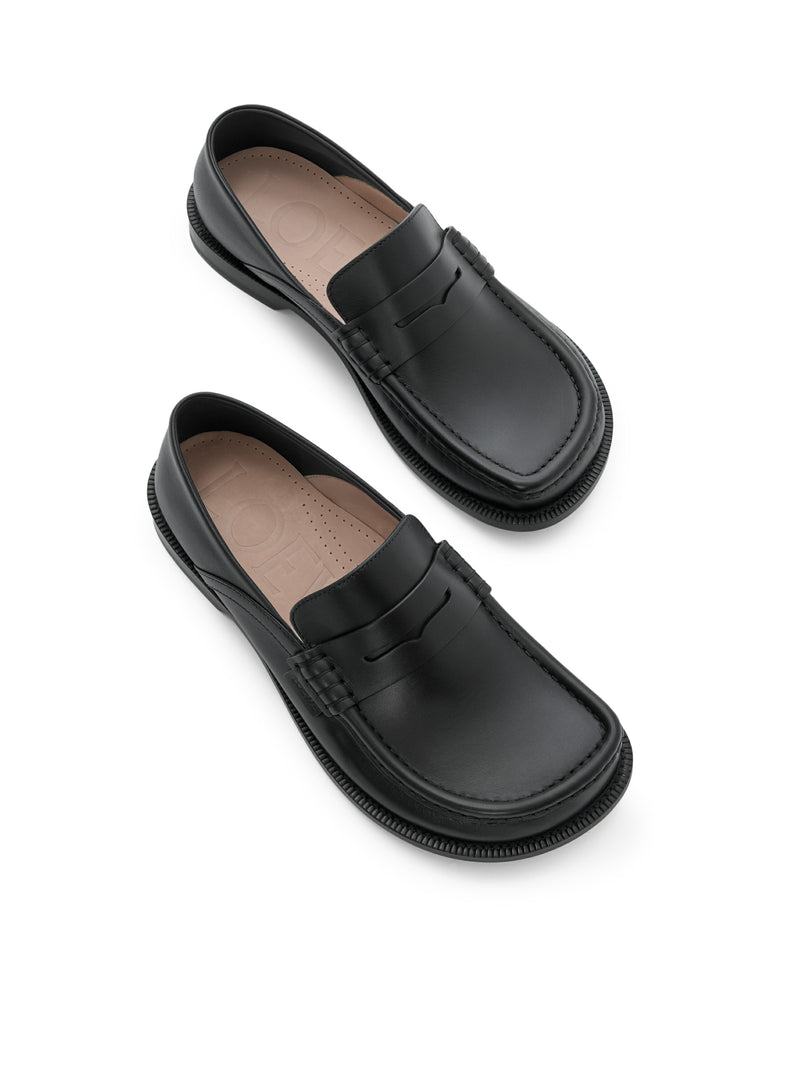 CAMPO FLAP BACK LEATHER LOAFERS