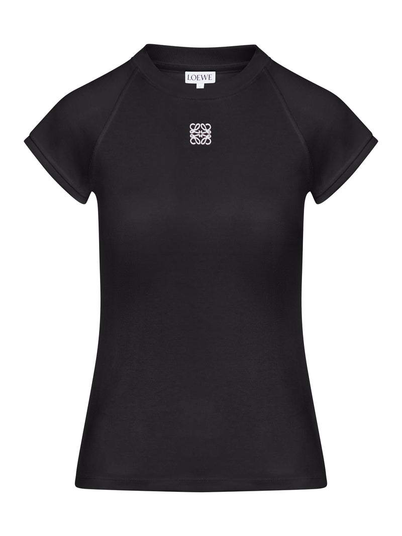 SLIM FIT COTTON T-SHIRT WITH ANAGRAM