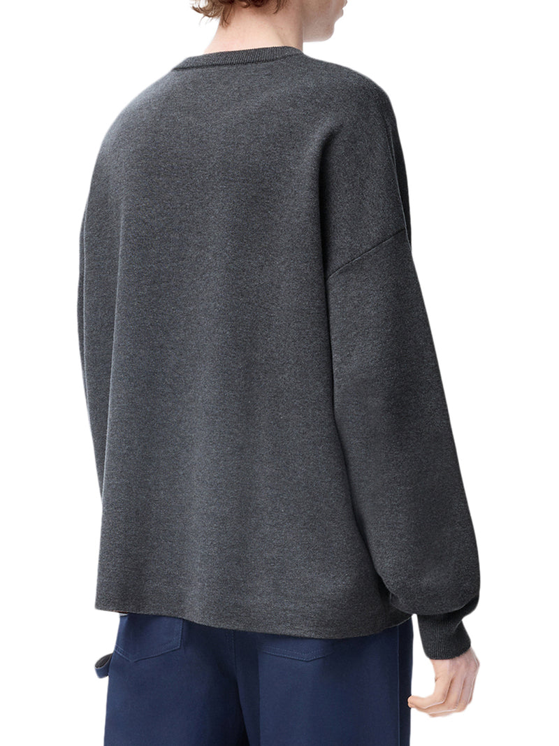 ANAGRAM COTTON BLEND SWEATER WITH POCKET