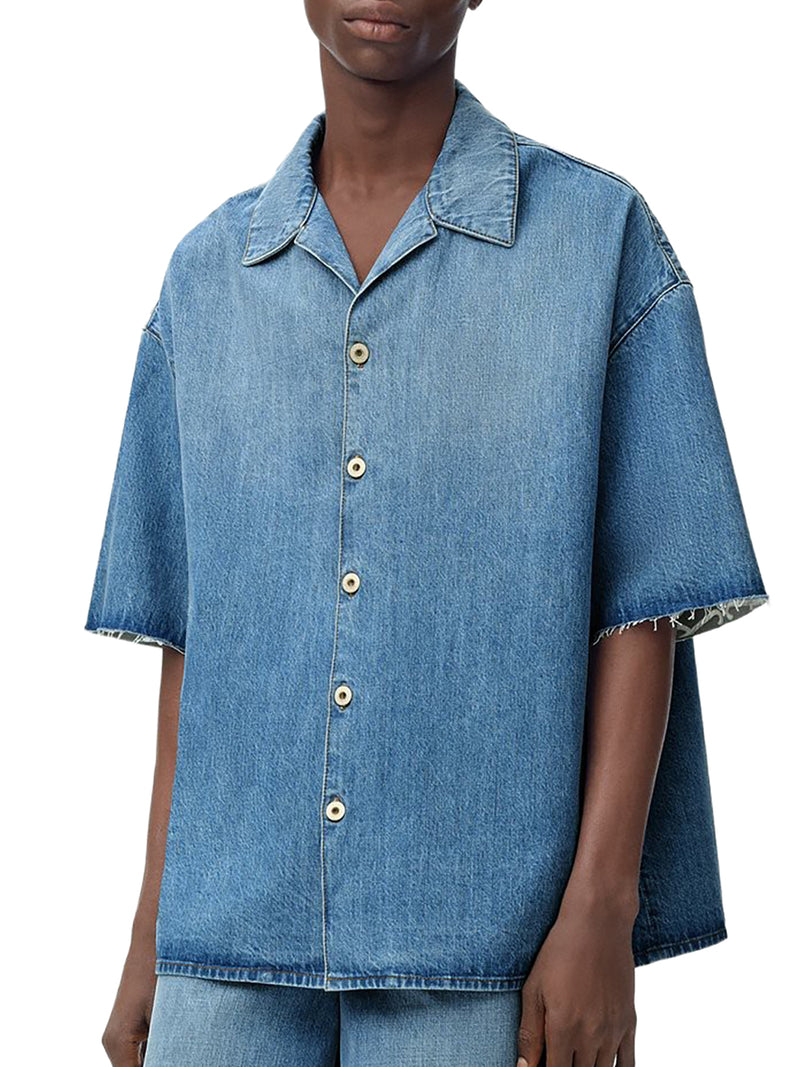 ANAGRAM DENIM SHORT SLEEVE SHIRT