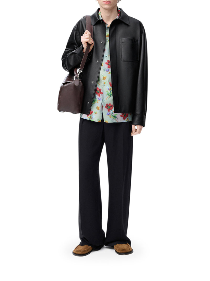 OVERSHIRT IN NAPPA LAMBSKIN