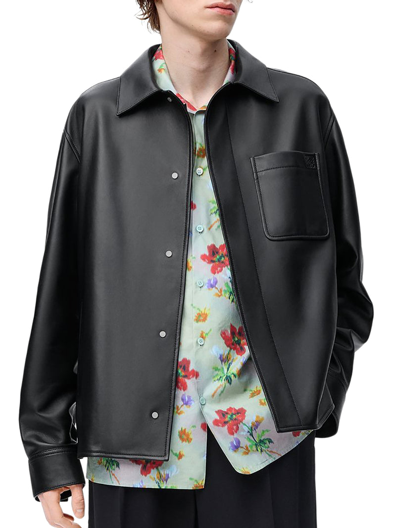 OVERSHIRT IN NAPPA LAMBSKIN