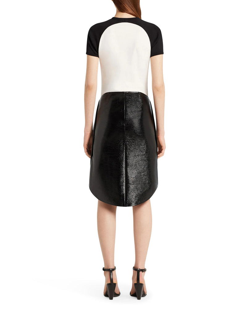 COTTON T-SHIRT WITH CONTRASTING CIRCLE