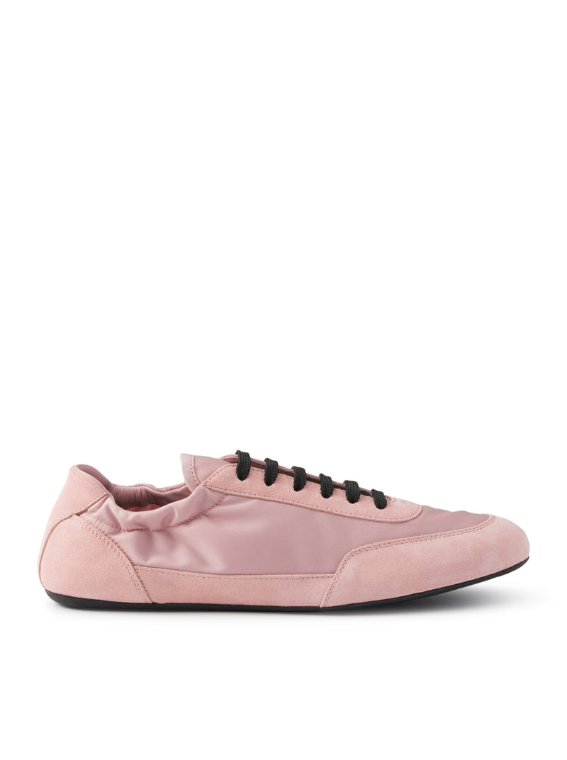 COLLAPSE SNEAKERS IN RE-NYLON AND SUEDE
