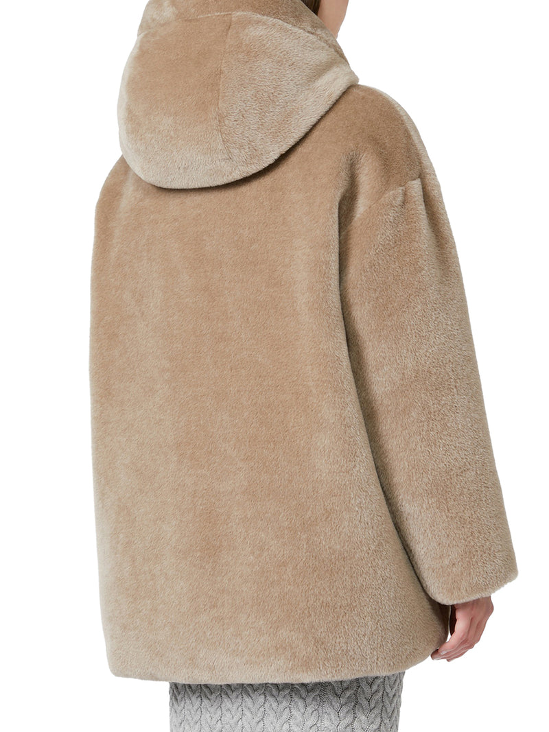 OLIVIA REVERSIBLE PADDED JACKET IN ALPACA AND WOOL