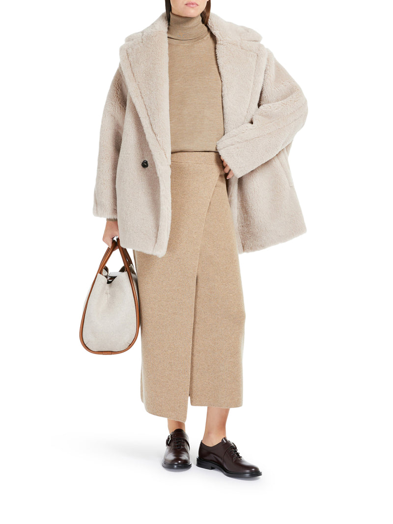 OLGA TEDDY BEAR ALPACA WOOL COAT