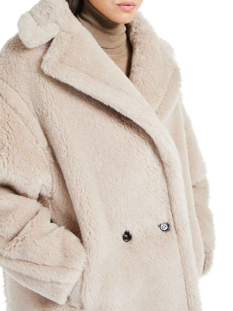 OLGA TEDDY BEAR ALPACA WOOL COAT