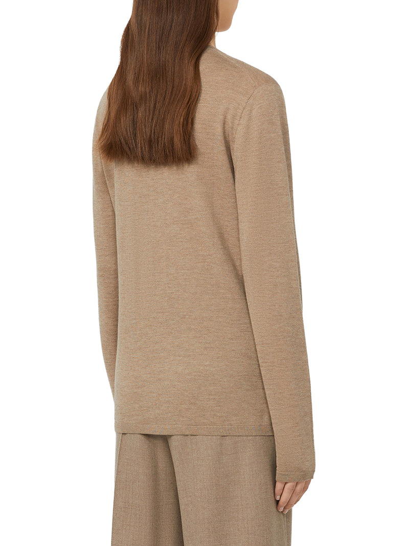 LINCE SWEATER IN SATINED CASHMERE YARN