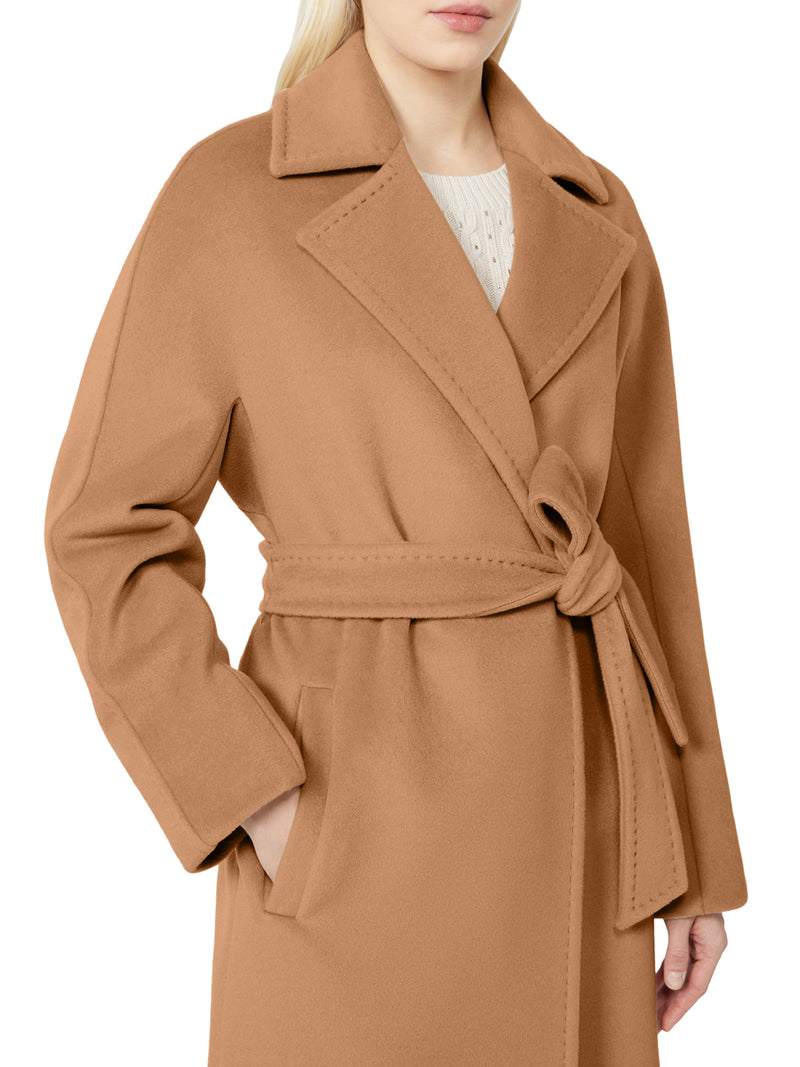 SCIRE BEAVER WOOL ROBE COAT