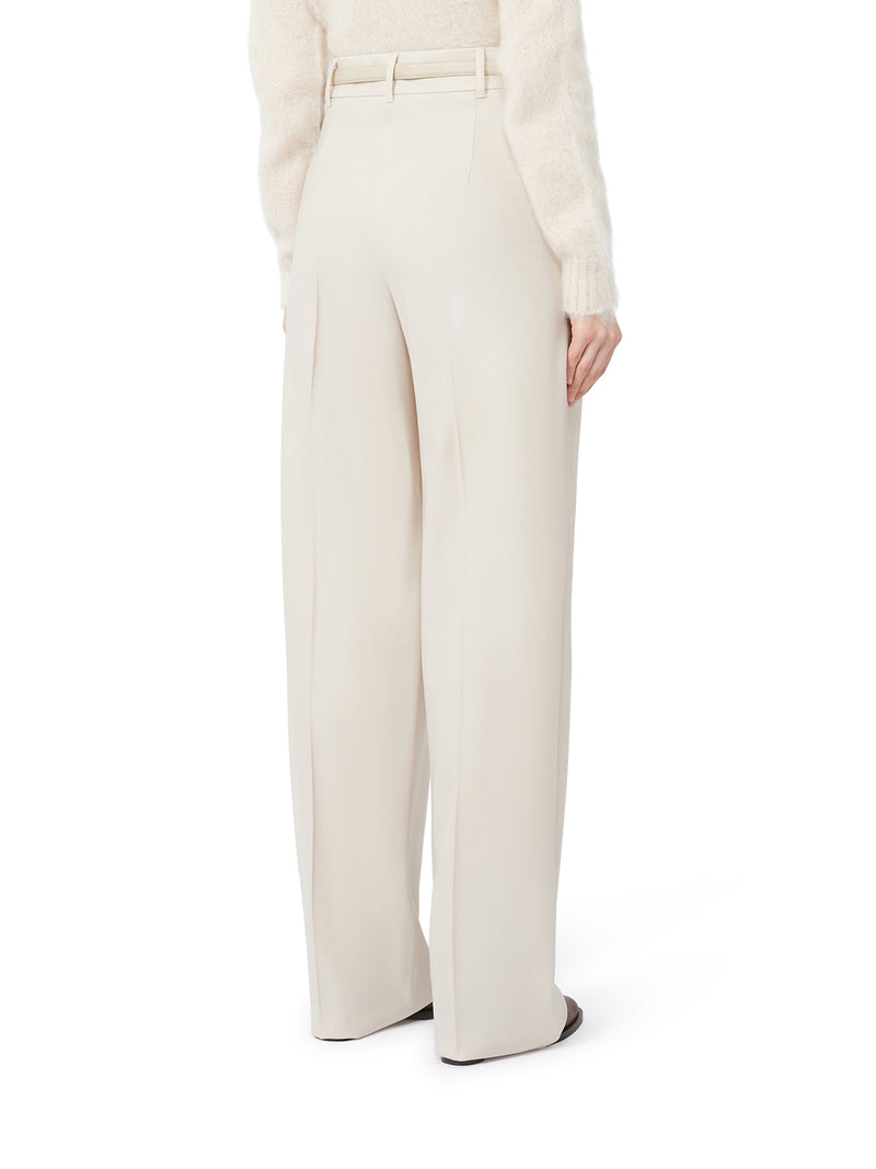 WOOL TASSEL ENTRY TROUSERS