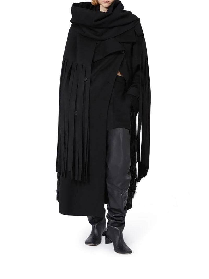 YOLE TRENCH COAT IN PURE WOOL DOUBLE