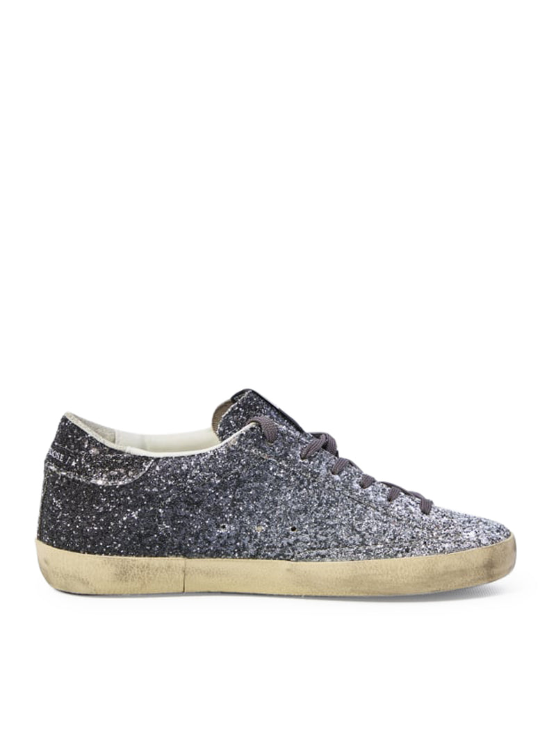 SUPER-STAR SNEAKERS WITH GLITTER