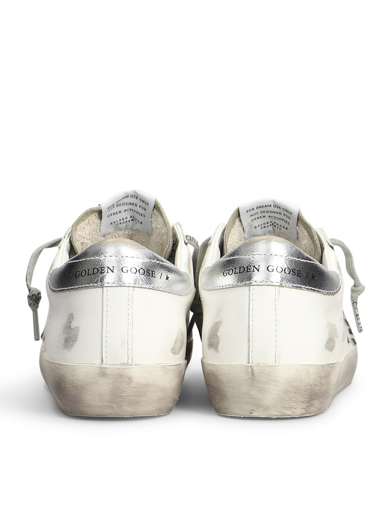 SUPER-STAR IN WHITE LEATHER AND SUEDE