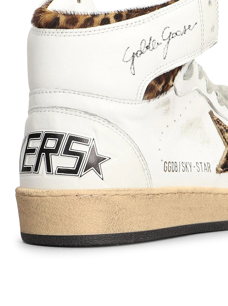 SKY-STAR SNEAKERS WITH LEO PONYSKIN INSERTS