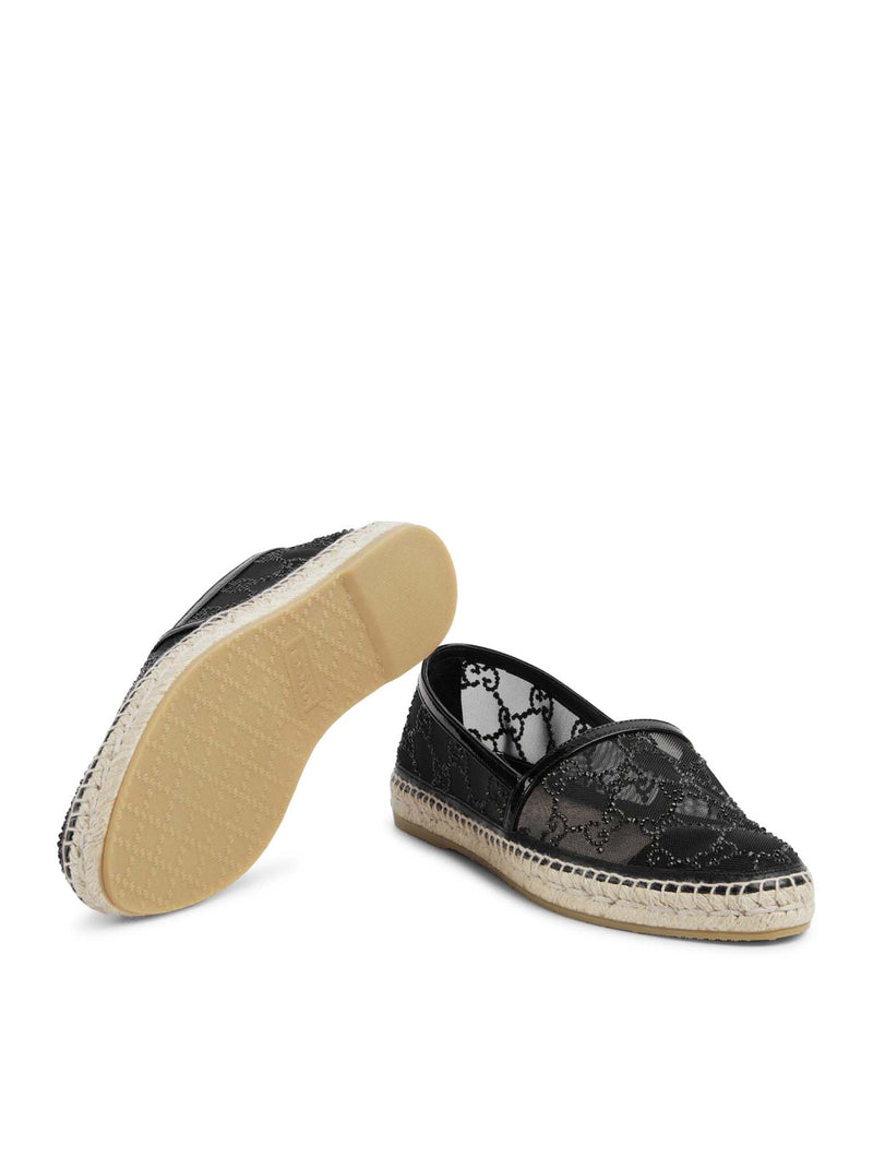 ESPADRILLES WITH GG CRYSTALS