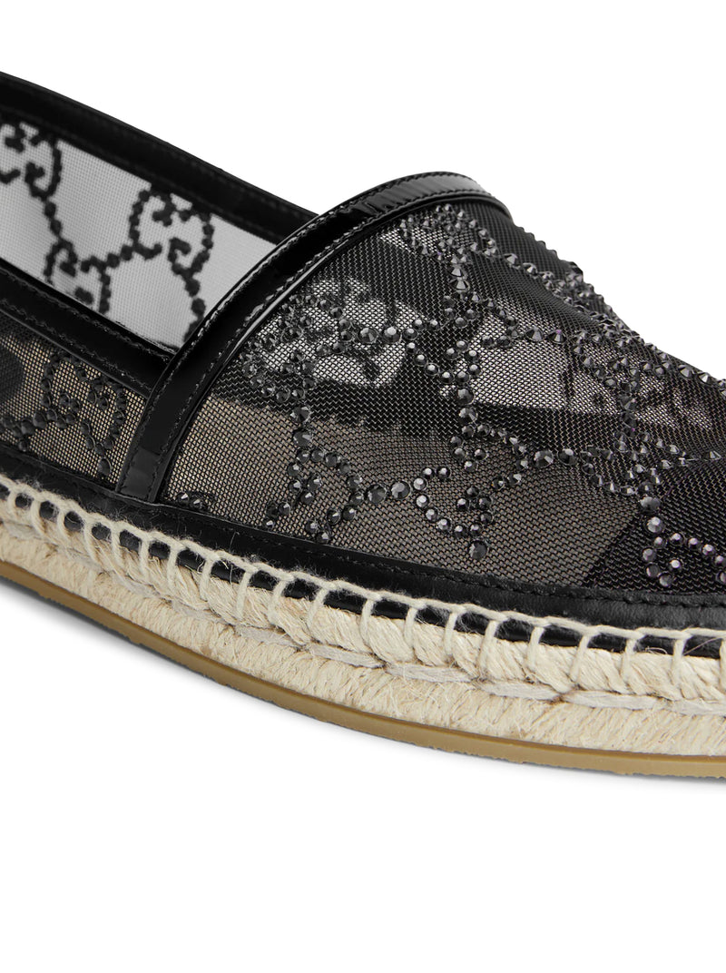 ESPADRILLES WITH GG CRYSTALS