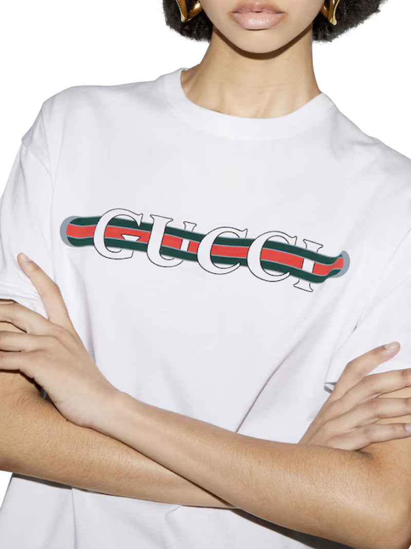 PRINTED COTTON JERSEY T-SHIRT