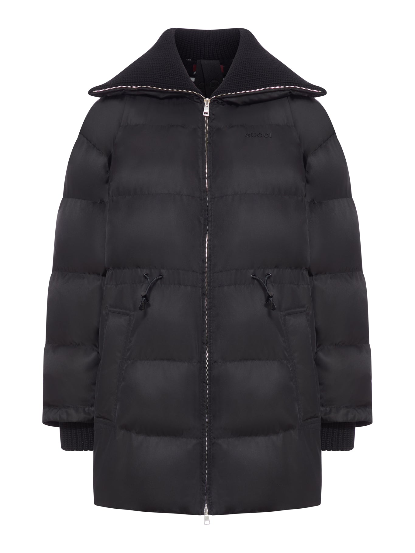 PADDED BOMBER JACKET WITH GABARDINE TRIM