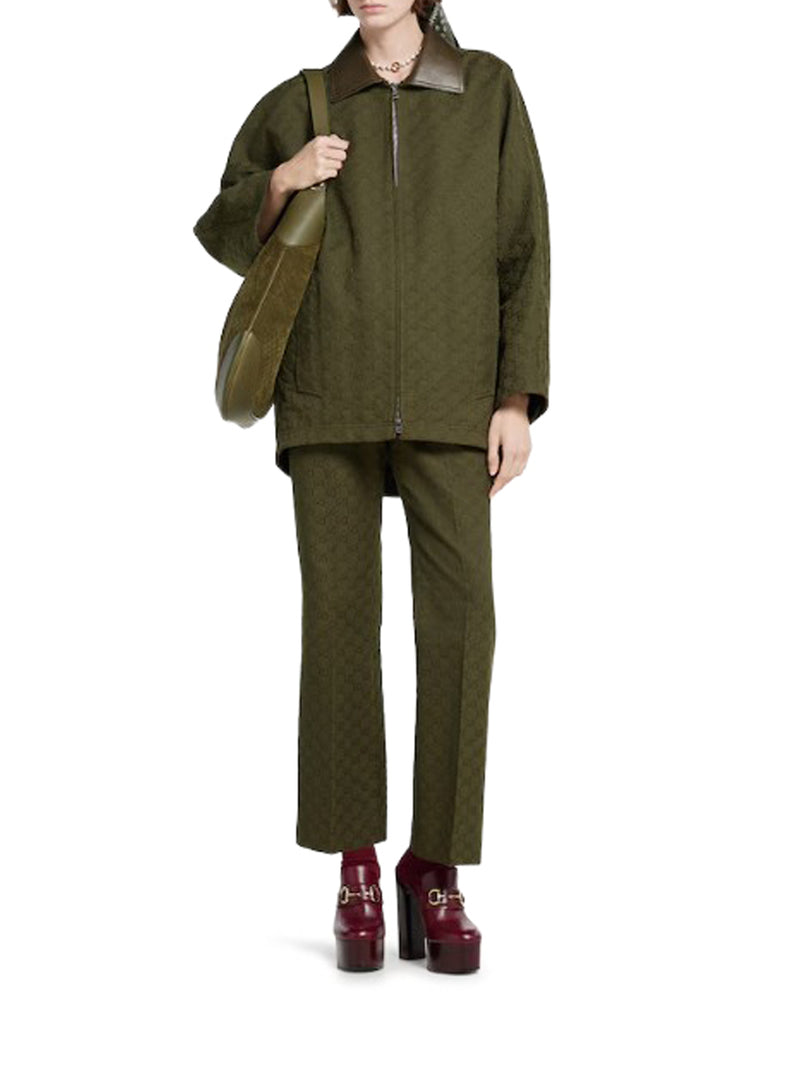 GG FABRIC ZIP-UP JACKET