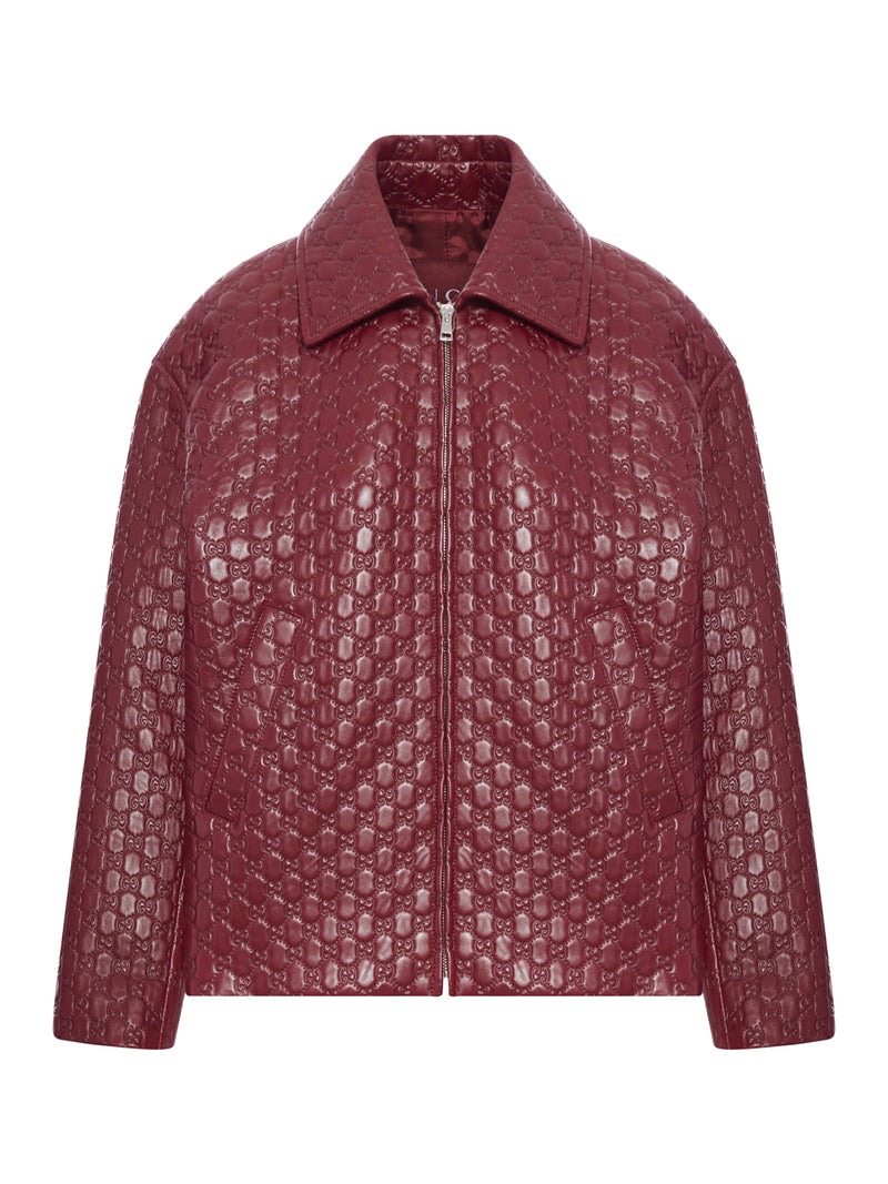 OVERSIZE JKT ALL OVER GG EMBOS