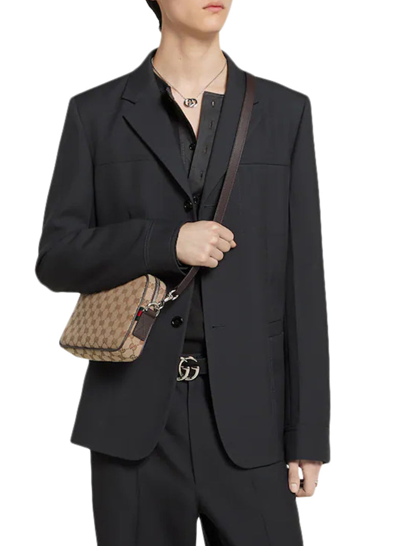 SMALL FABRIC SHOULDER BAG