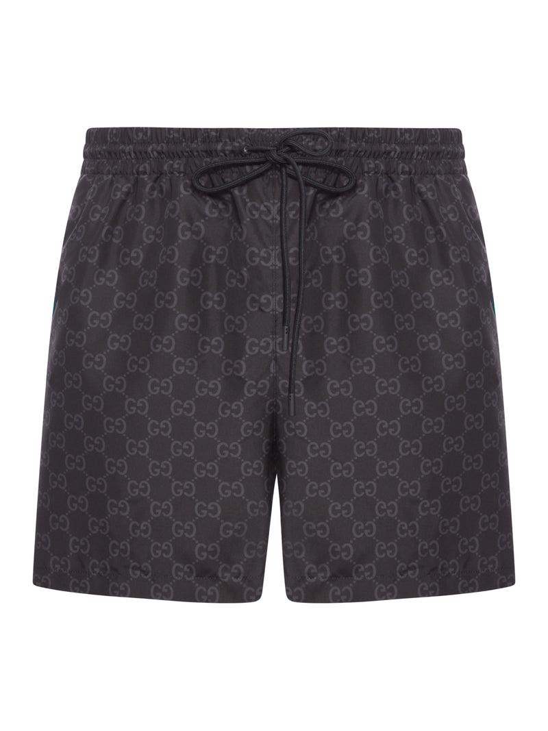 GG PRINT NYLON SWIMSUIT