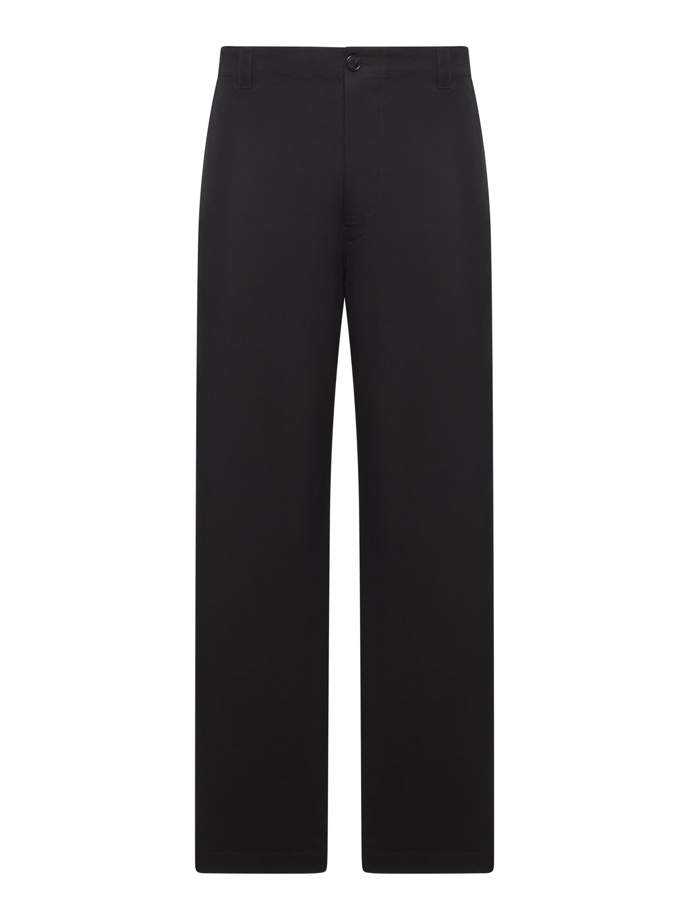 COTTON TWILL TROUSERS WITH WEB DETAIL