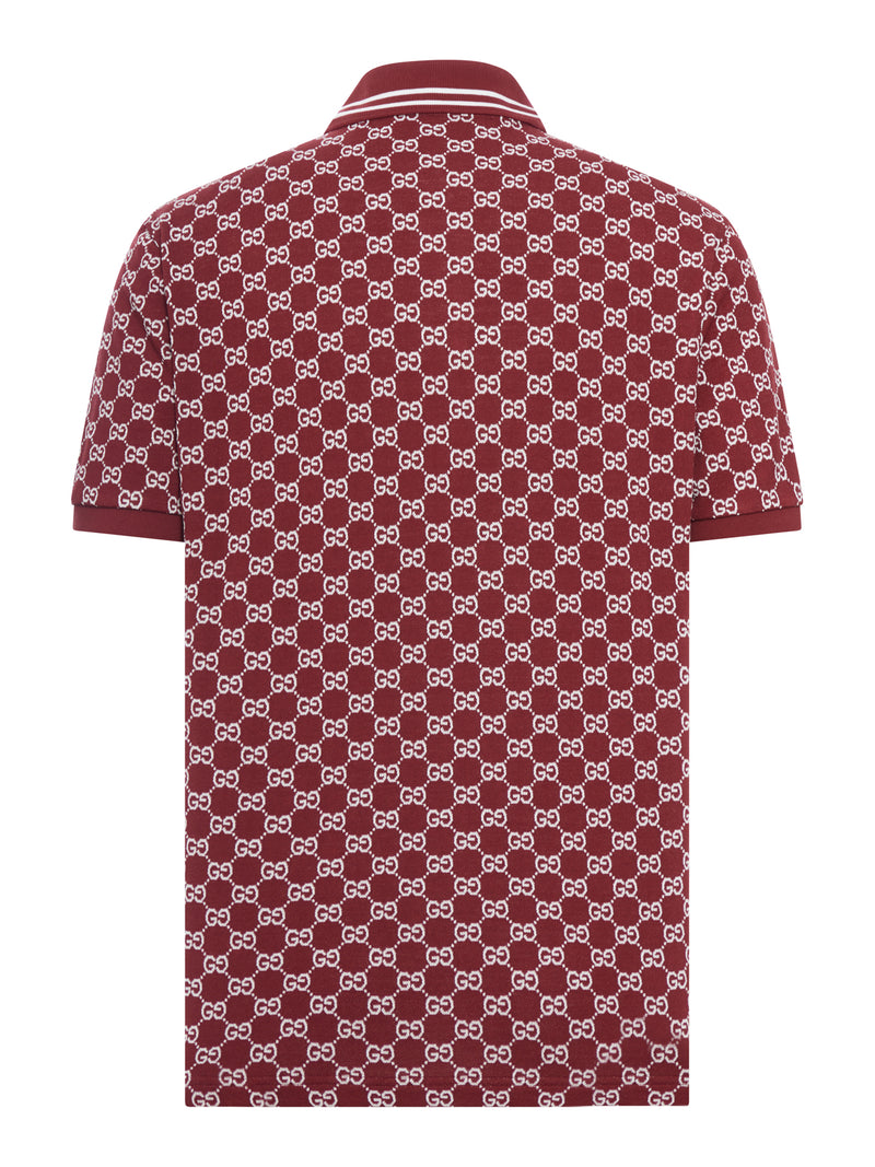 GG JACQUARD COTTON PIQUET POLO