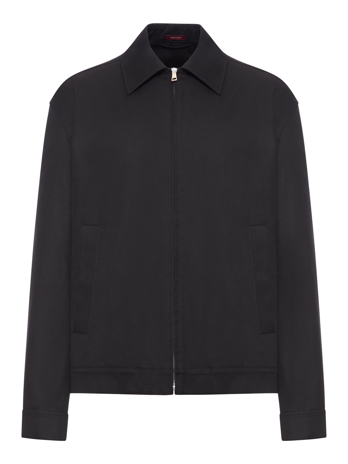 COTTON TWILL JACKET WITH WEB DETAIL