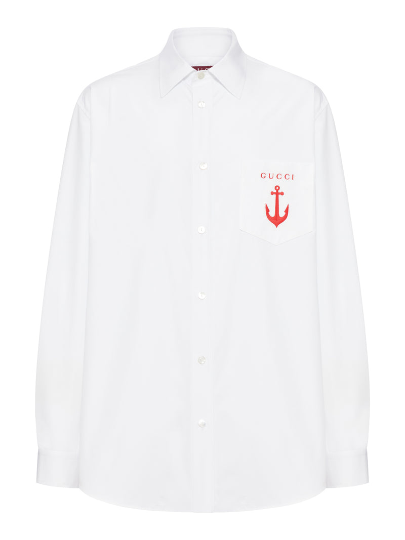 COTTON SHIRT WITH EMBROIDERY