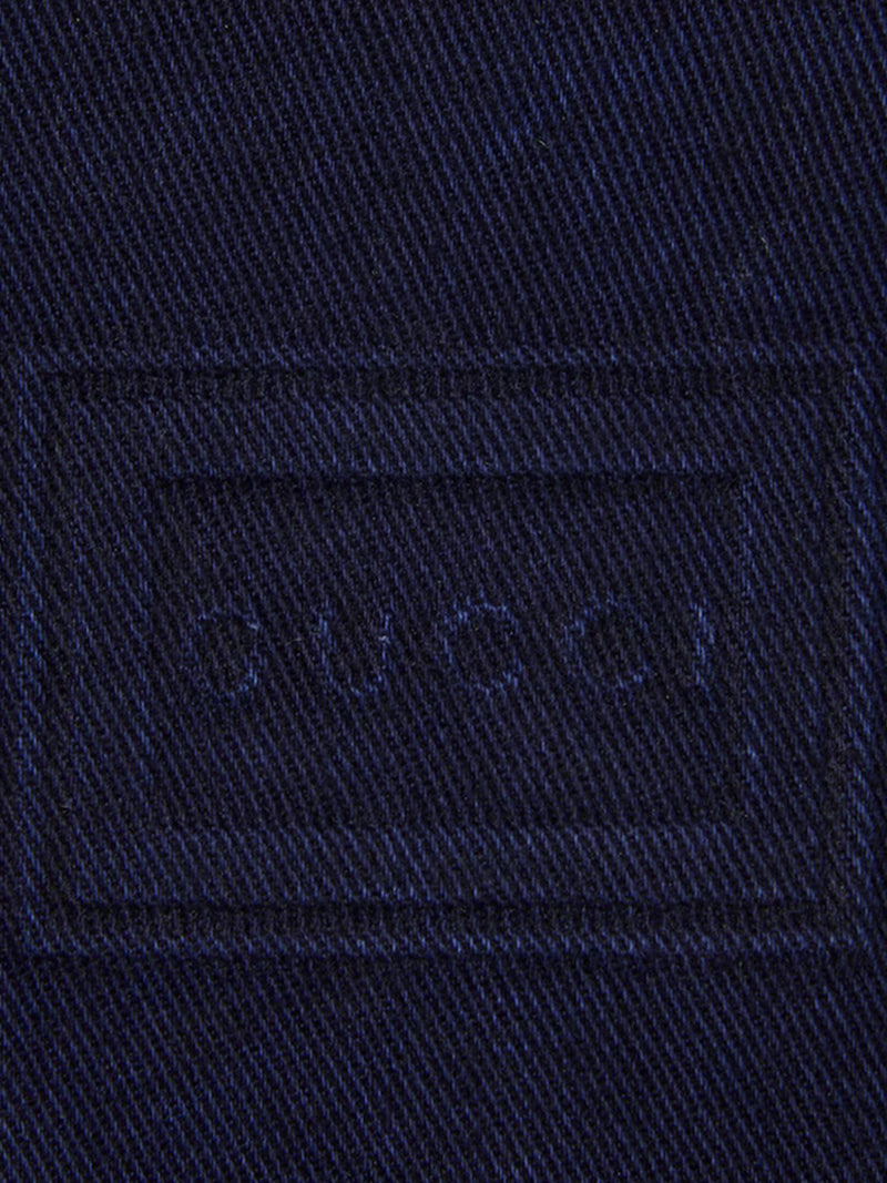 REVERSIBLE DENIM AND FLANNEL SHIRT